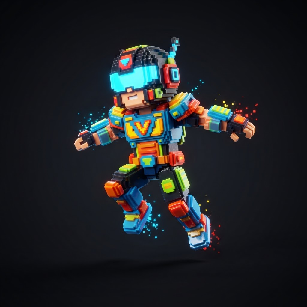 tomtom4500's Roblox avatar posing in mid-action